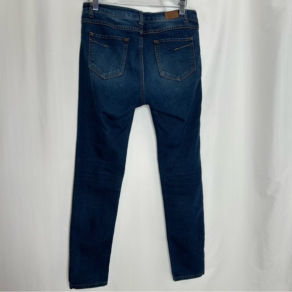 Badgley Mischka vintage Y2K blue jeans mid rise skinny size 29 - Picture 7 of 7